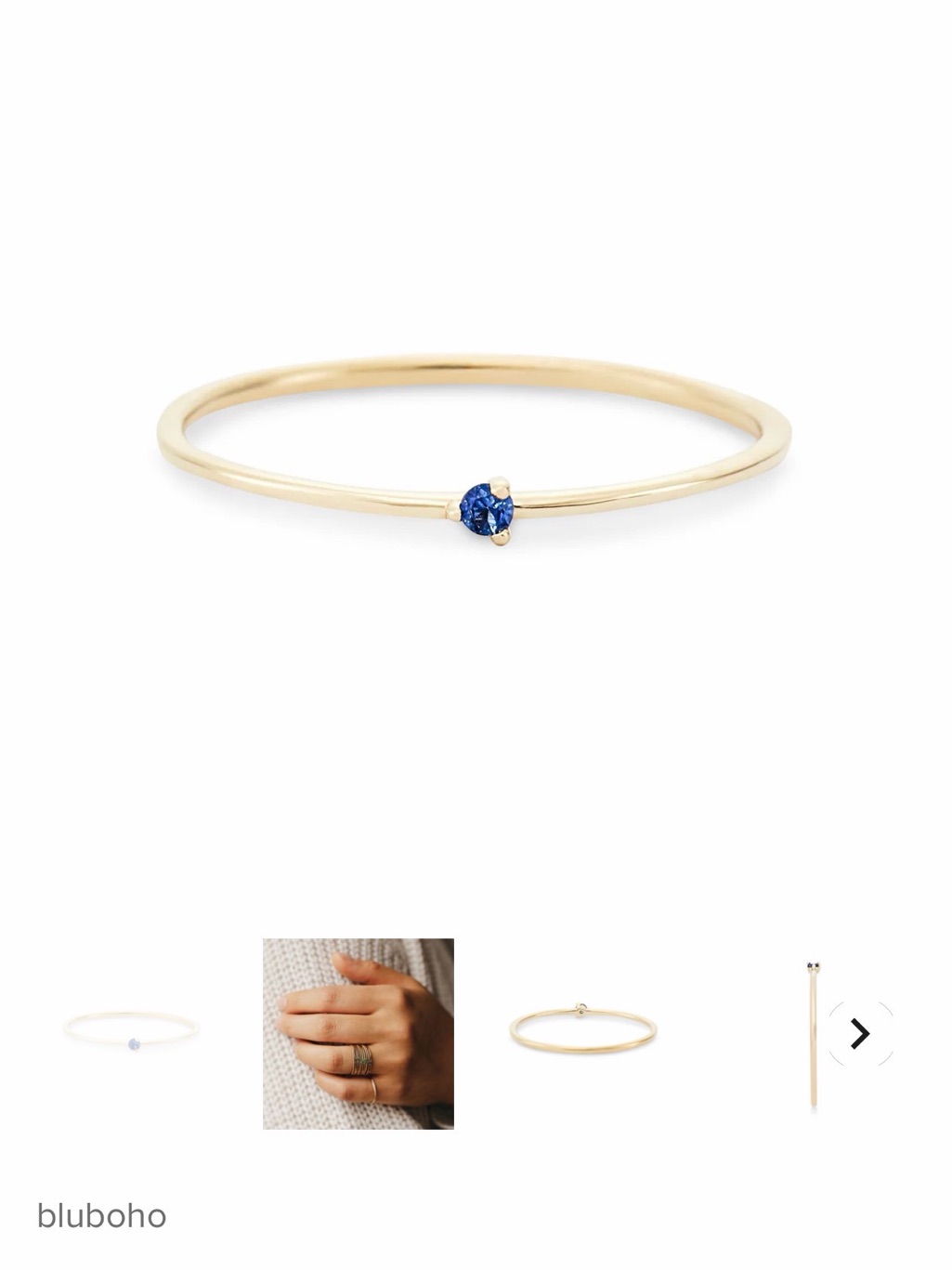 Bluboho Serendipity Sapphire Ring